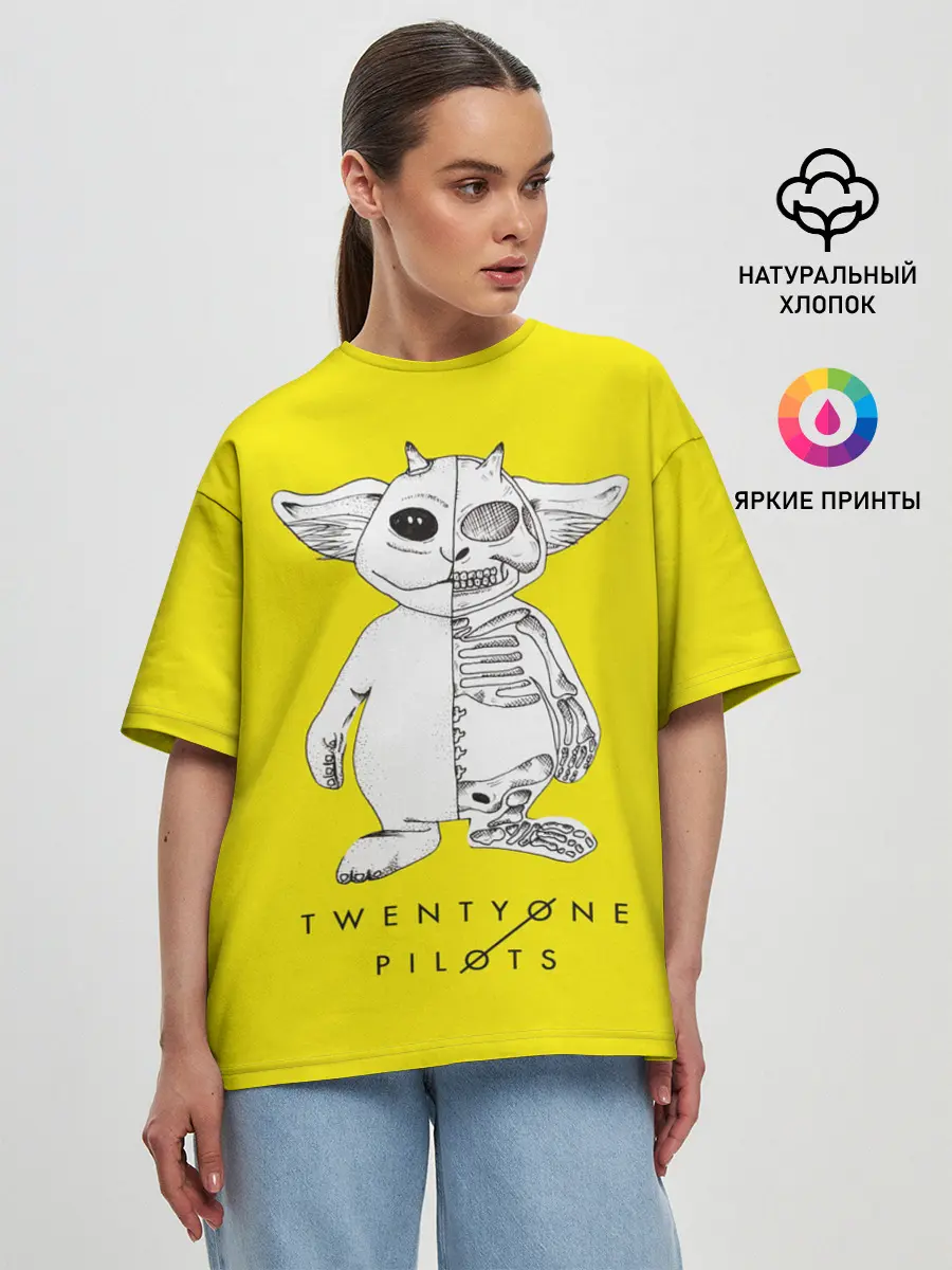 Женская футболка оверсайз / TWENTY ONE PILOTS