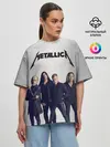 Женская футболка оверсайз / Metallica