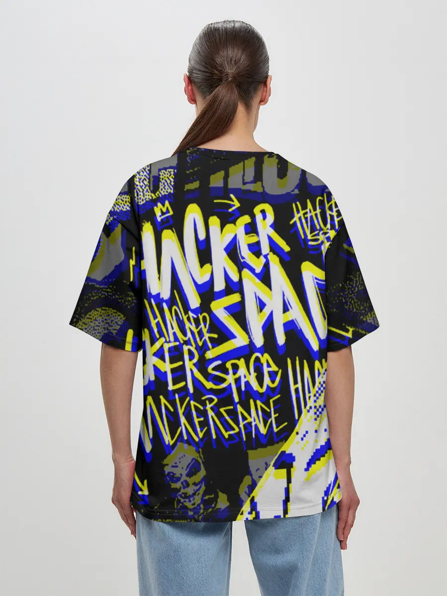 Женская футболка оверсайз / DED SEC