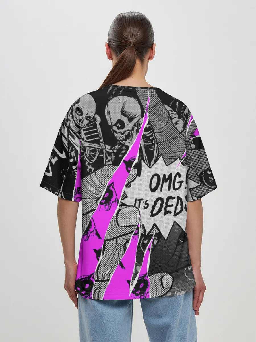 Женская футболка оверсайз / DEDSEC