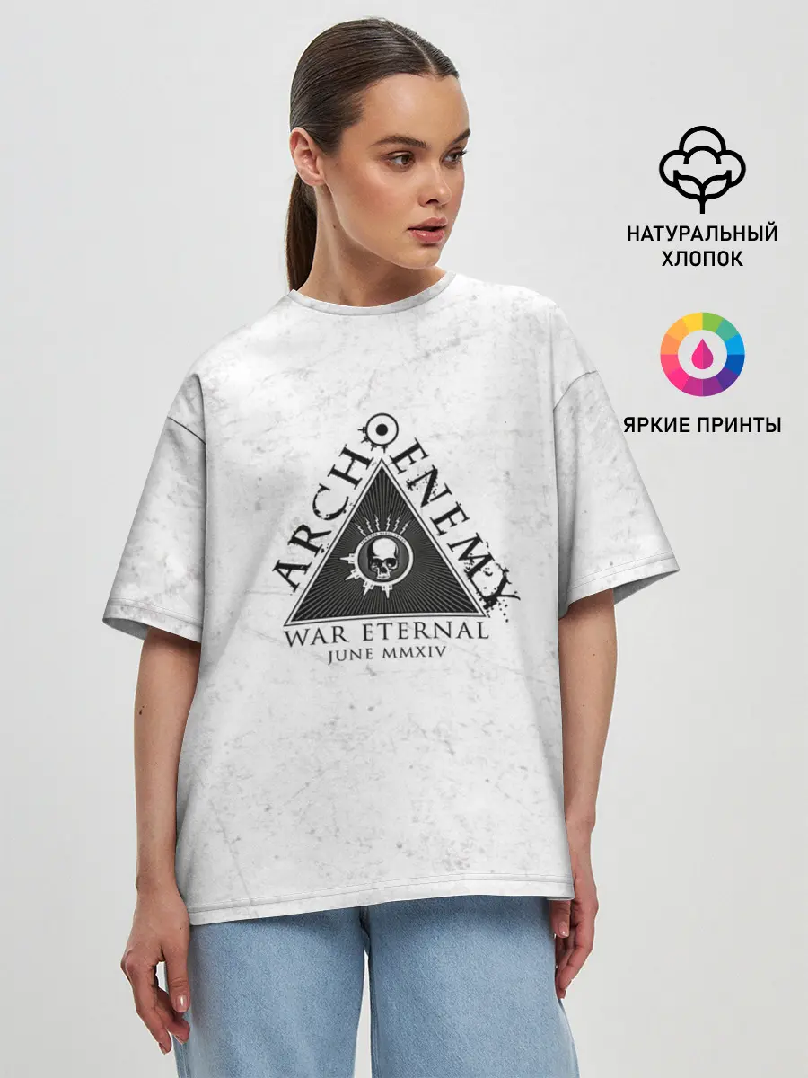 Женская футболка оверсайз / Arch Enemy