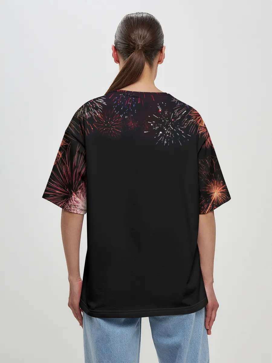 Женская футболка оверсайз / STRANGER THINGS