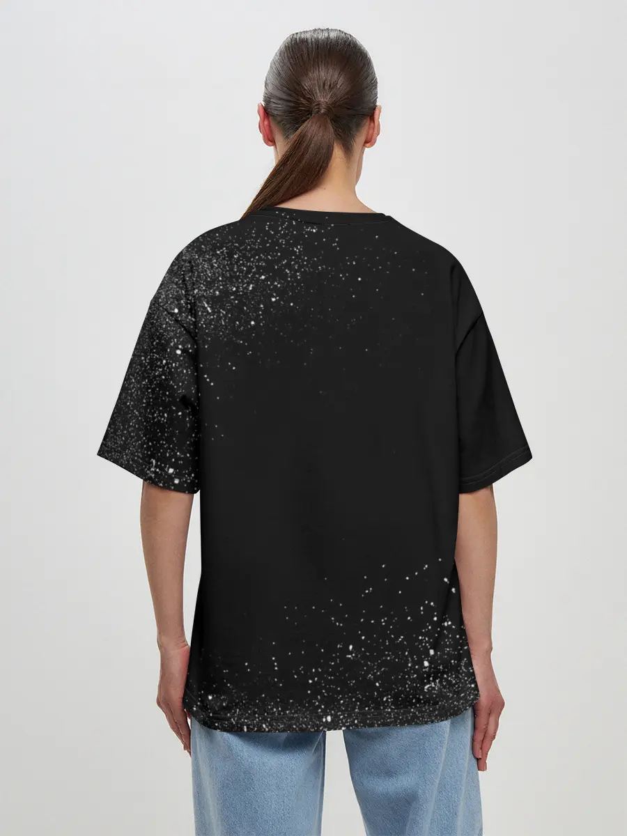 Женская футболка оверсайз / Stranger Things - Demogorgon