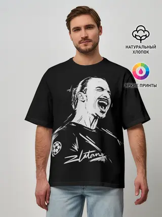 Мужская футболка оверсайз / Zlatan Ibrahimovic