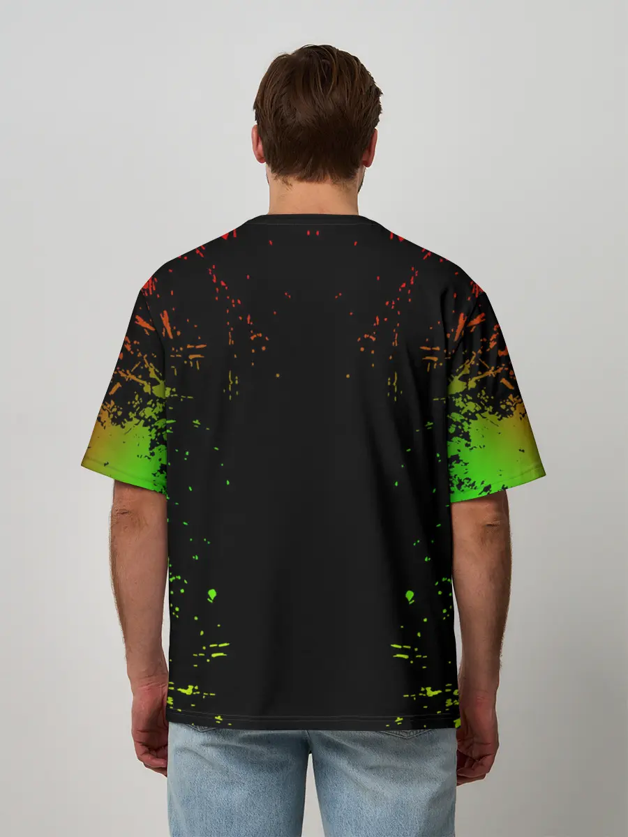 Мужская футболка оверсайз / МОТОЦИКЛЫ