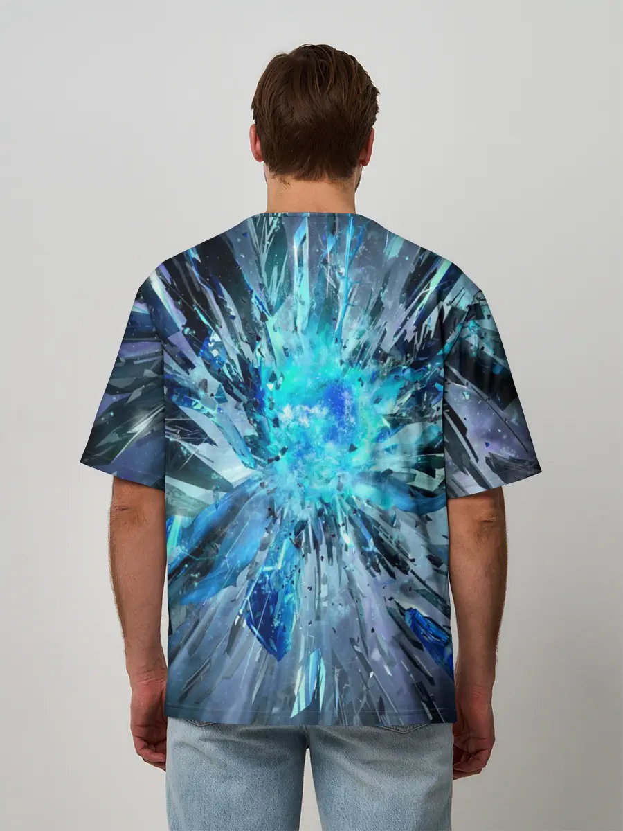 Мужская футболка оверсайз / CYBERPUNK 2077