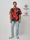 Мужская футболка оверсайз / КУБИКИ 3D