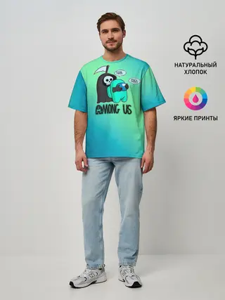 Мужская футболка оверсайз / Among Us