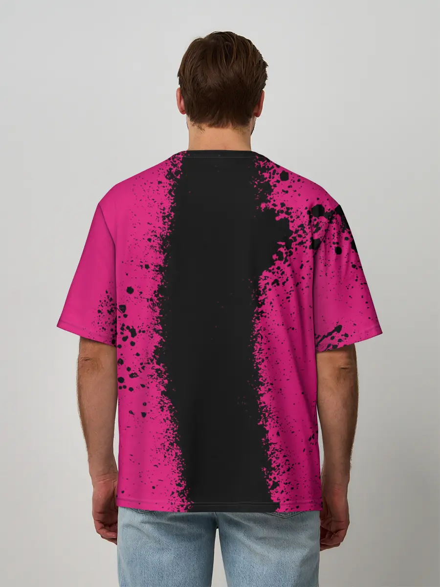 Мужская футболка оверсайз / CYBERPUNK 2077 | DEMON