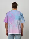 Мужская футболка оверсайз / Градиент