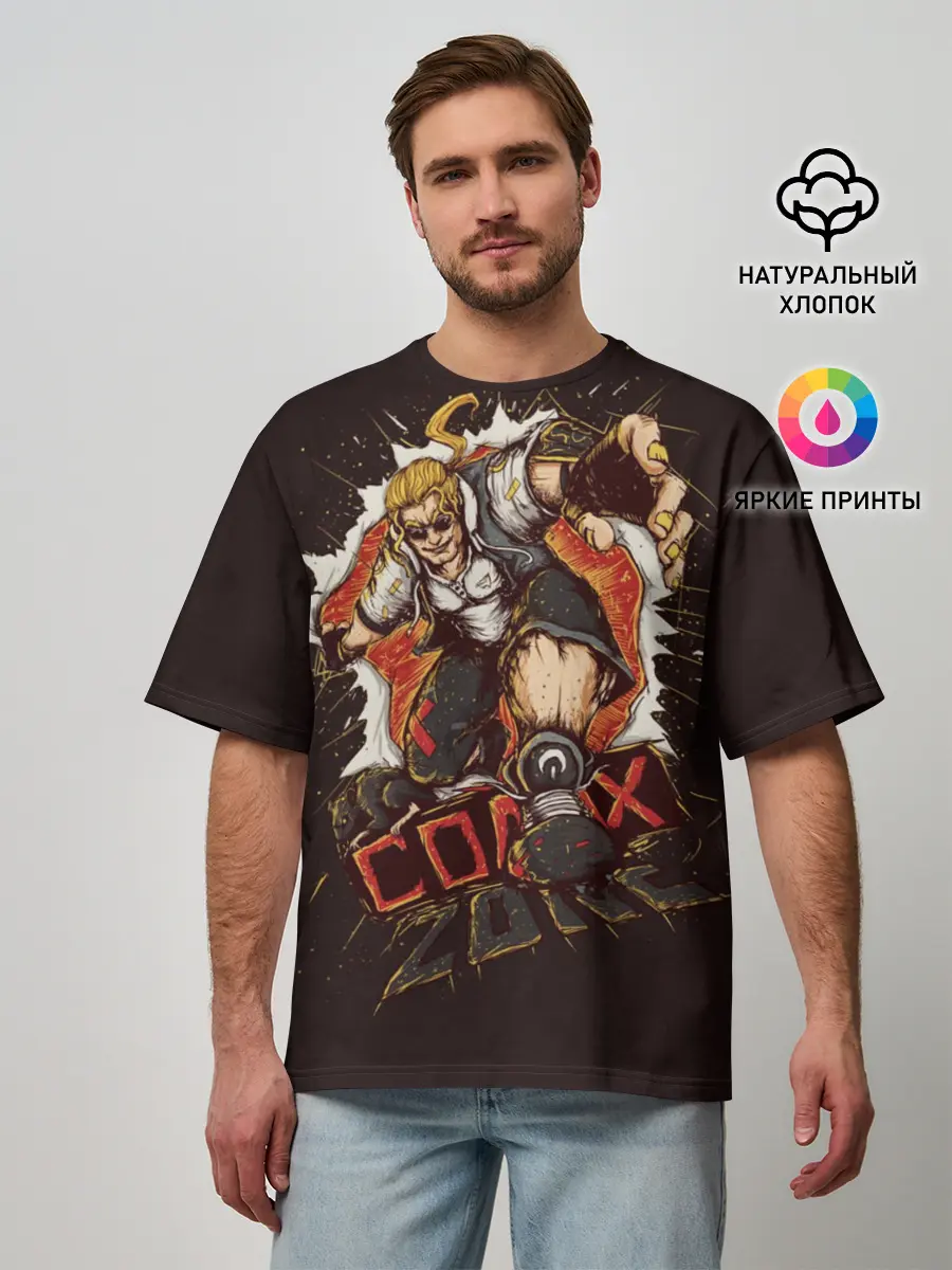 Мужская футболка оверсайз / Comix Zone
