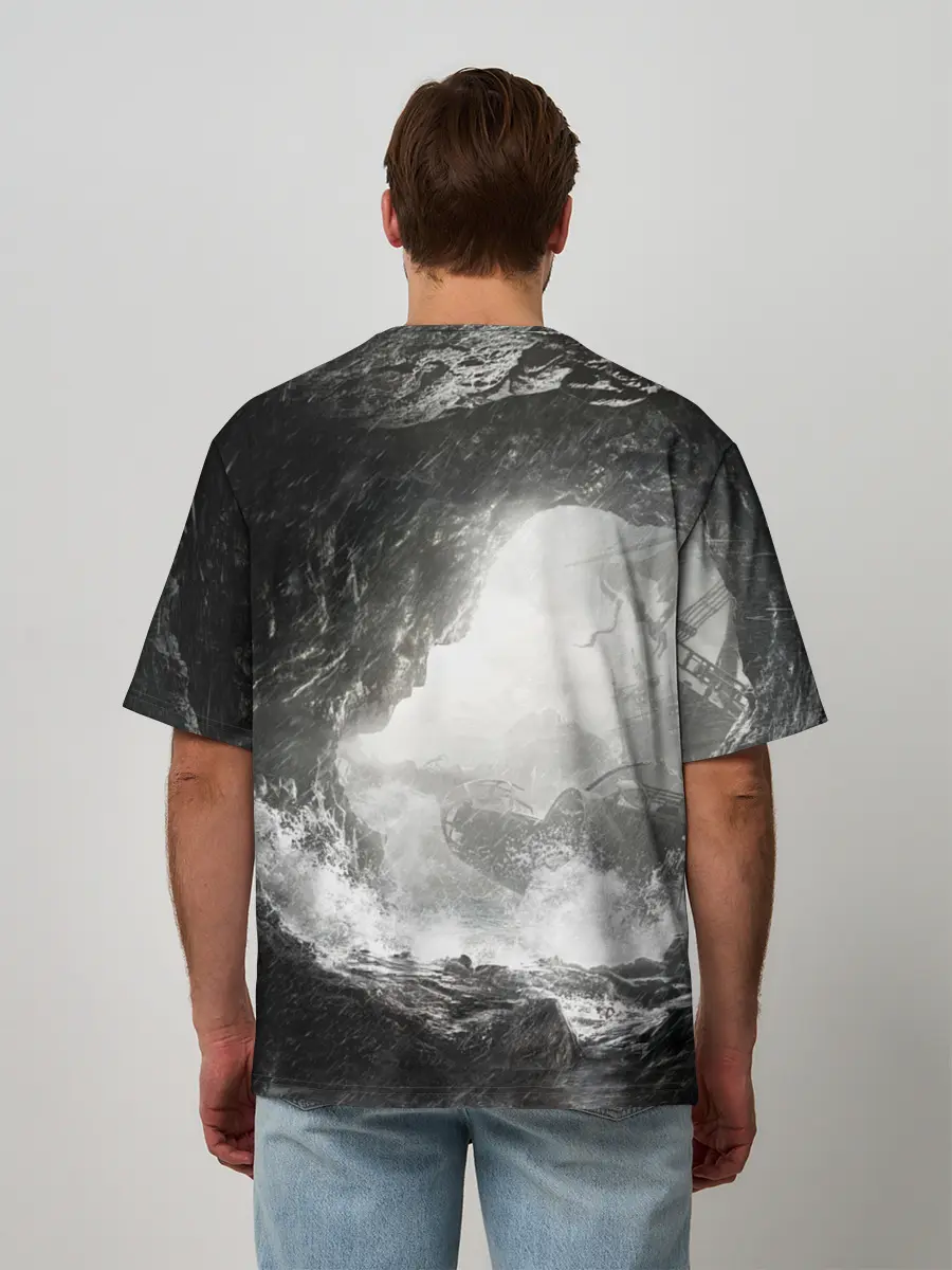 Мужская футболка оверсайз / Tomb Raider