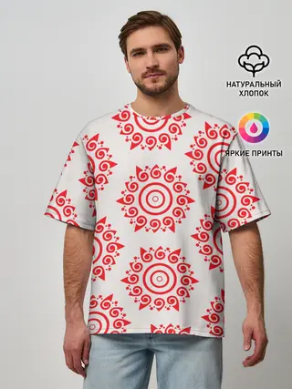 Мужская футболка оверсайз / Цишань Вэнь