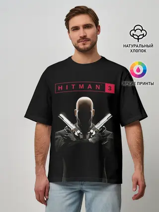 Мужская футболка оверсайз / Hitman III