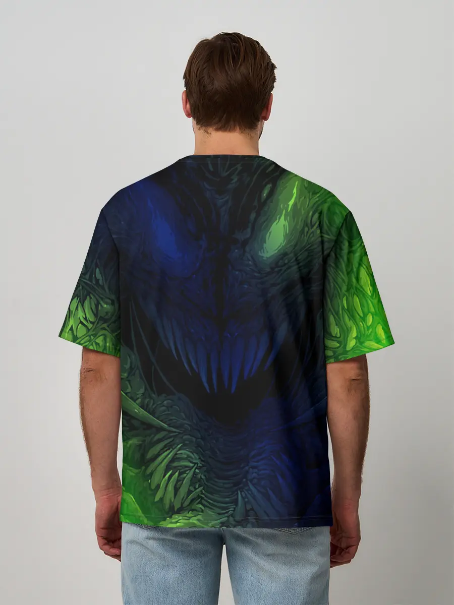 Мужская футболка оверсайз / MINECRAFT / МАЙНКРАФТ