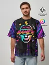 Мужская футболка оверсайз / RETROGAMER3D47