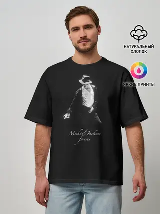 Мужская футболка оверсайз / Майкл Джексон. Билли Джин