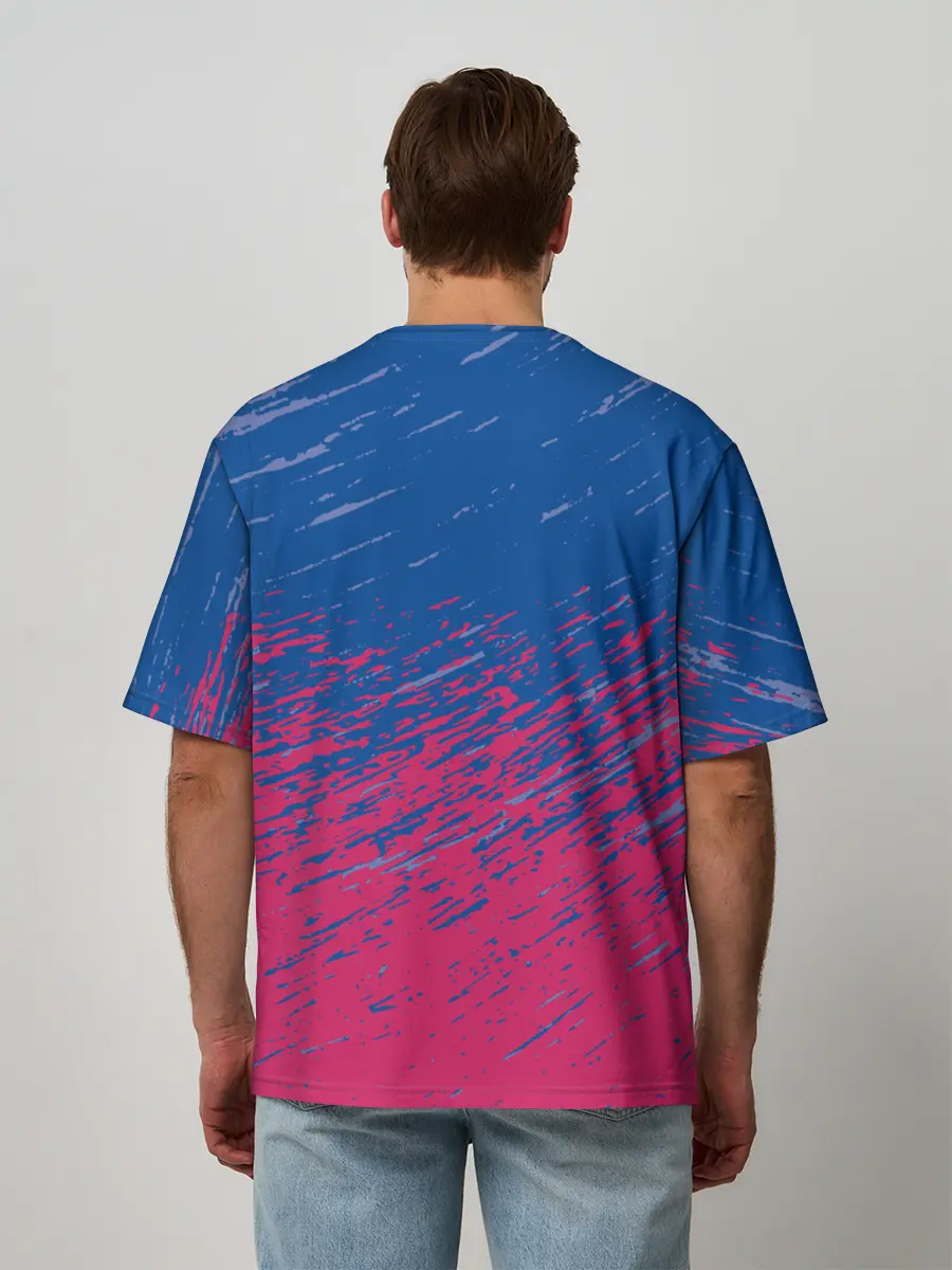 Мужская футболка оверсайз / Chelsea / Челси.