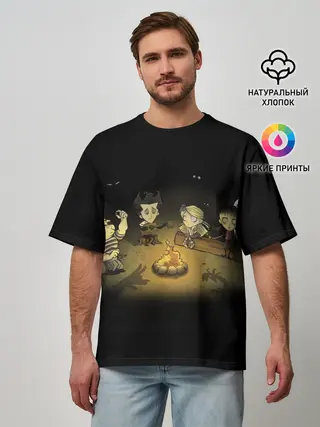 Мужская футболка оверсайз / Don’t Starve