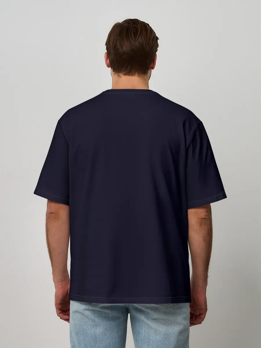 Мужская футболка оверсайз / 3D Череп