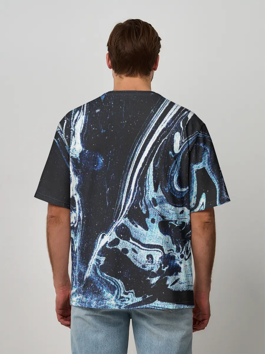 Мужская футболка оверсайз / Текстура