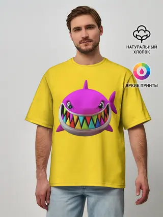 Мужская футболка оверсайз / 6IX9INE