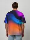 Мужская футболка оверсайз / Цветной шум