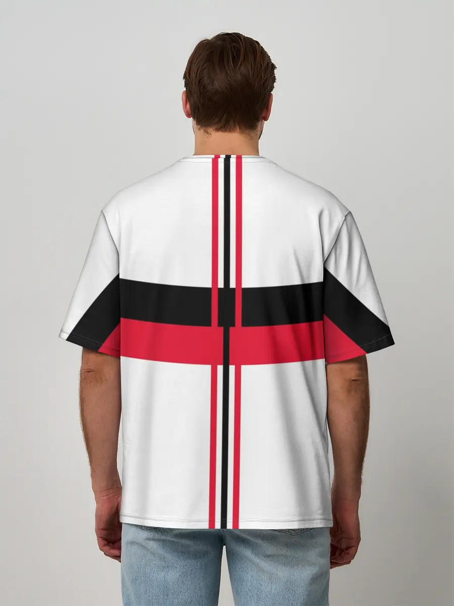 Мужская футболка оверсайз / AC Milan