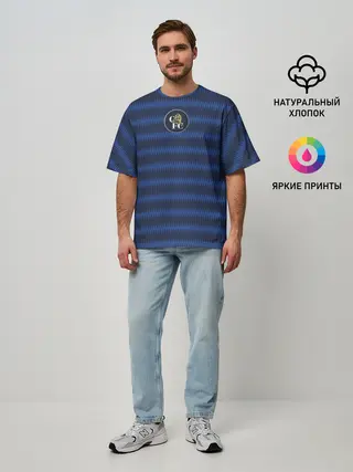 Мужская футболка оверсайз / FC Chelsea | Retro #1