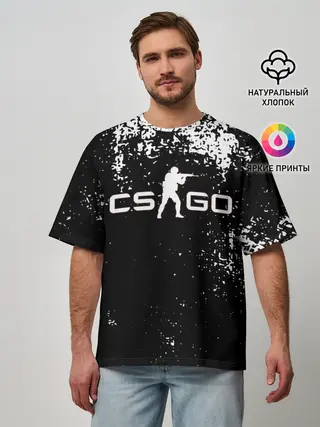 Мужская футболка оверсайз / COUNTER STRIKE