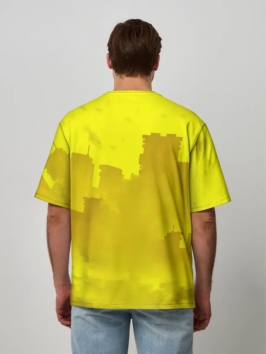 Мужская футболка оверсайз / Cyberpunk 2077