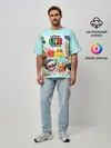 Мужская футболка оверсайз / Toca Boca | Тока Бока все персонажи
