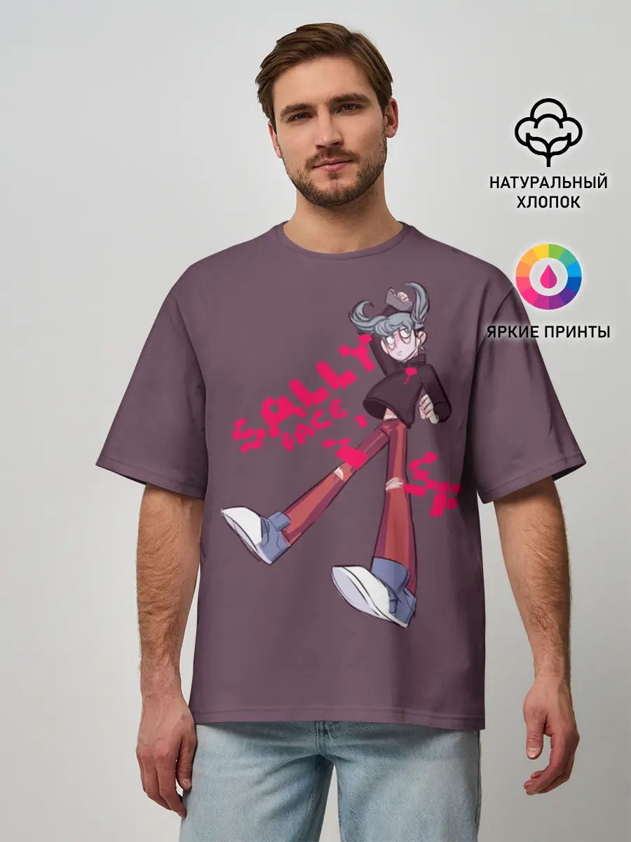 Мужская футболка оверсайз / Sally Face