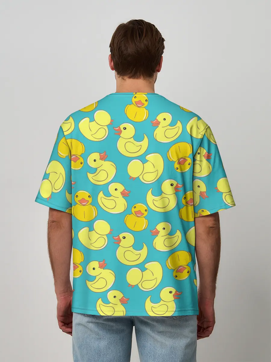 Мужская футболка оверсайз / Duck