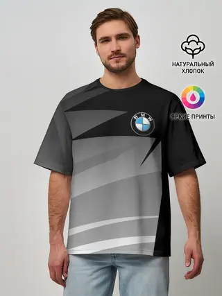 Мужская футболка оверсайз / BMW 2018 SPORT