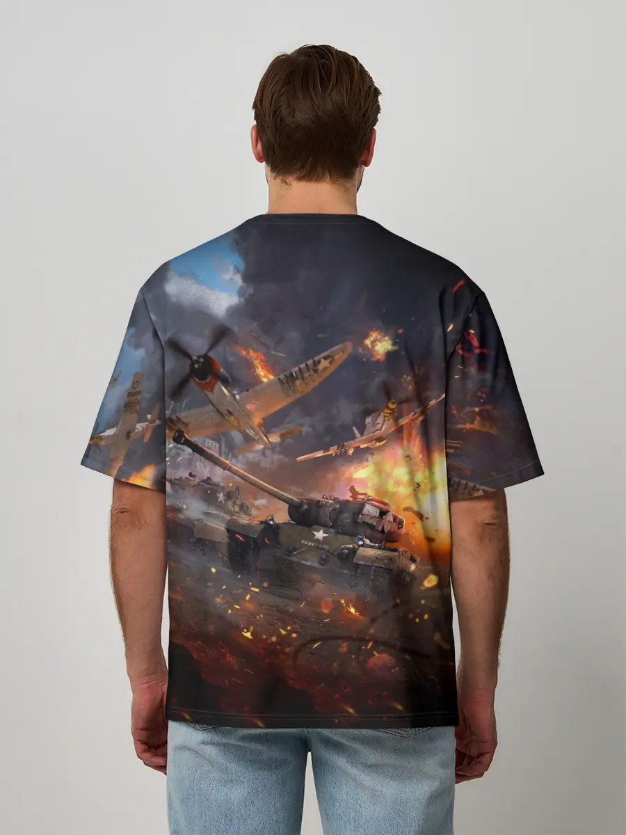 Мужская футболка оверсайз / Танк