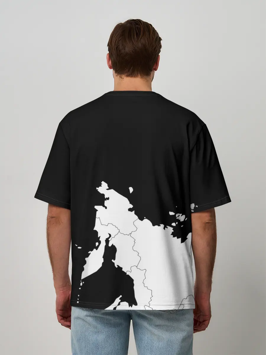 Мужская футболка оверсайз / ДДТ РОССИЯ