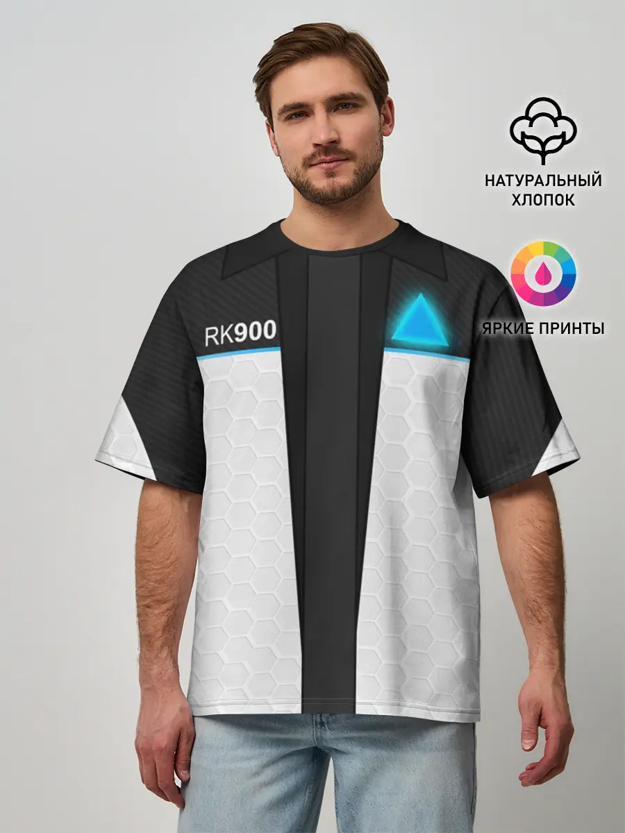 Мужская футболка оверсайз / RK 900 CONNOR | РК 900 КОННОР