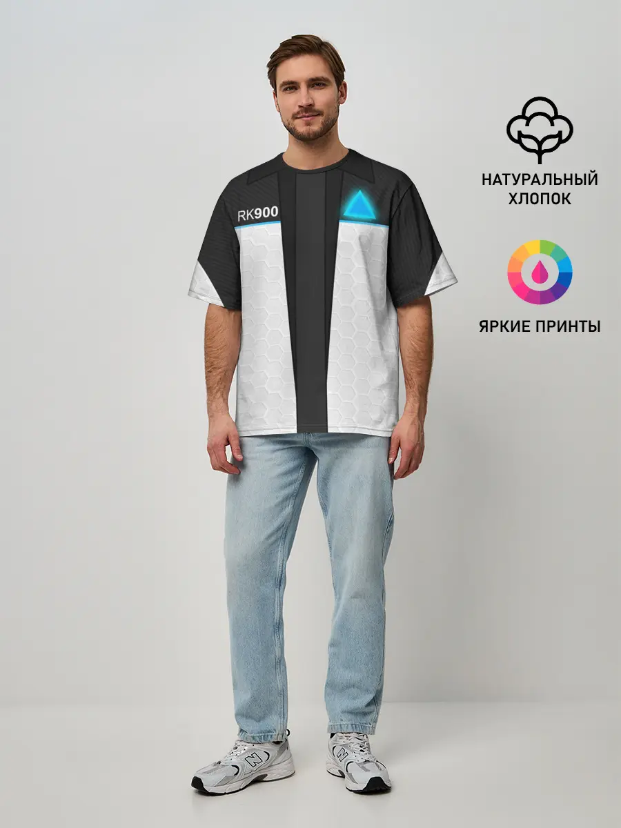 Мужская футболка оверсайз / RK 900 CONNOR | РК 900 КОННОР