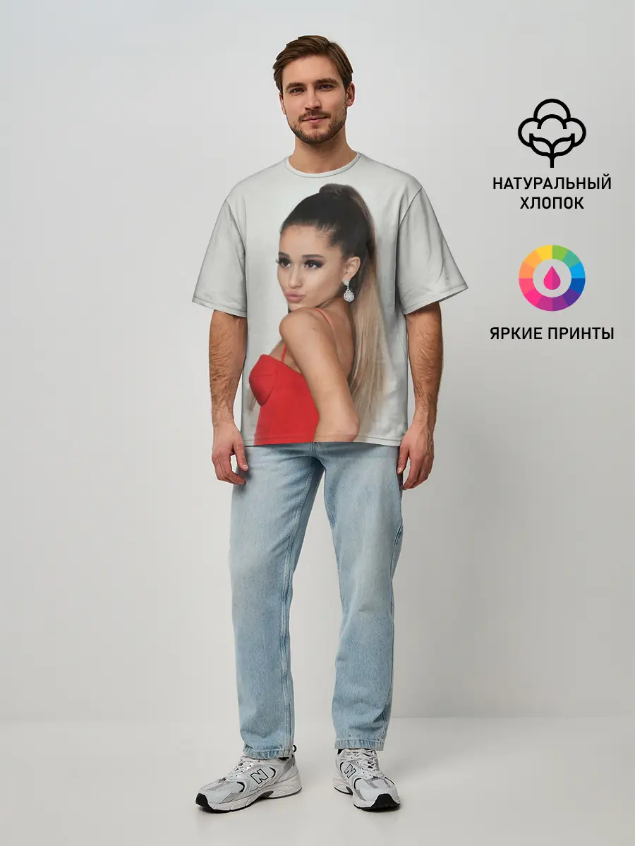 Мужская футболка оверсайз / Ariana Grande