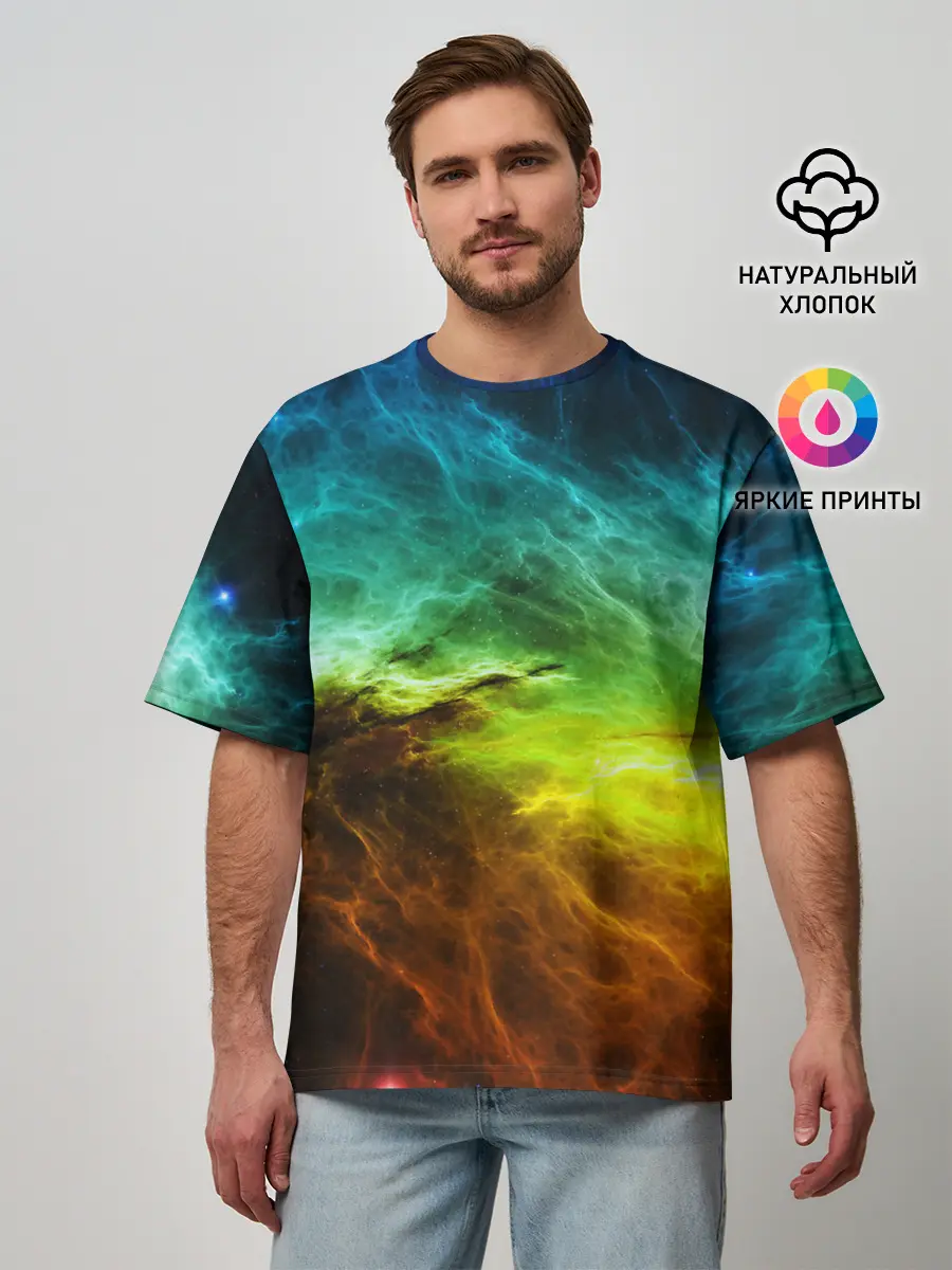 Мужская футболка оверсайз / ГРОЗОВЫЕ ВОРОТА