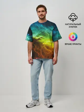 Мужская футболка оверсайз / ГРОЗОВЫЕ ВОРОТА