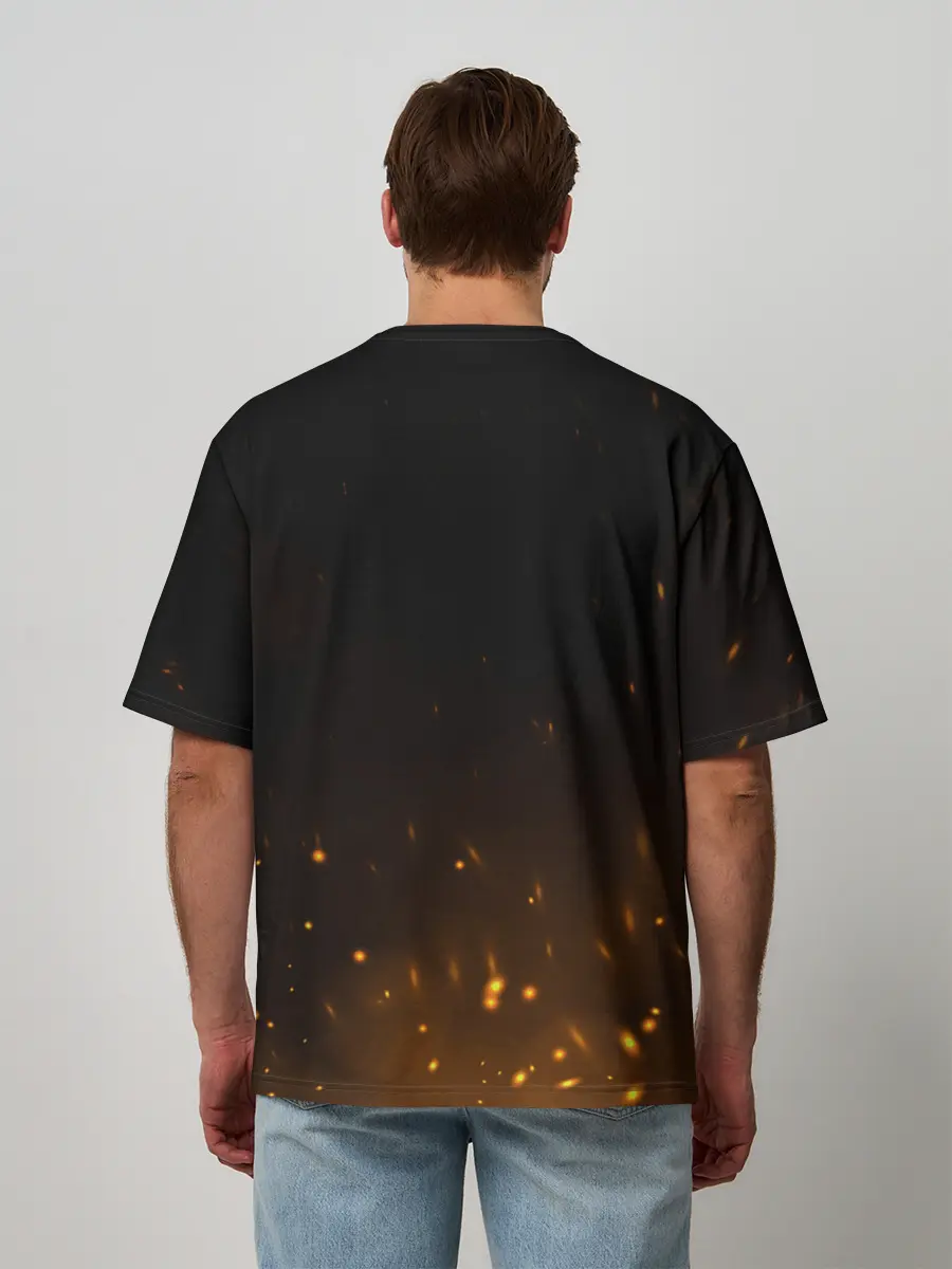 Мужская футболка оверсайз / FREE FIRE