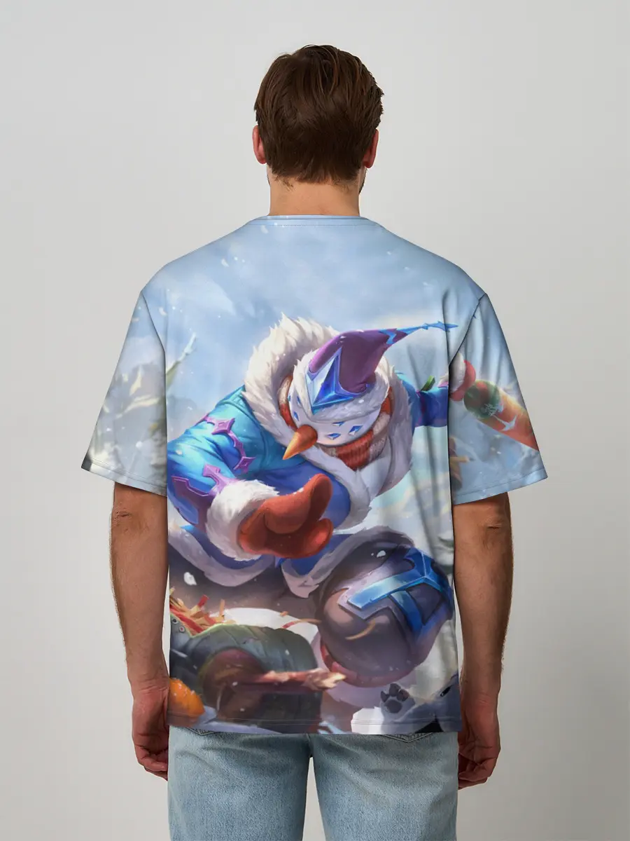 Мужская футболка оверсайз / League of Legends МАСТЕР ЙИ