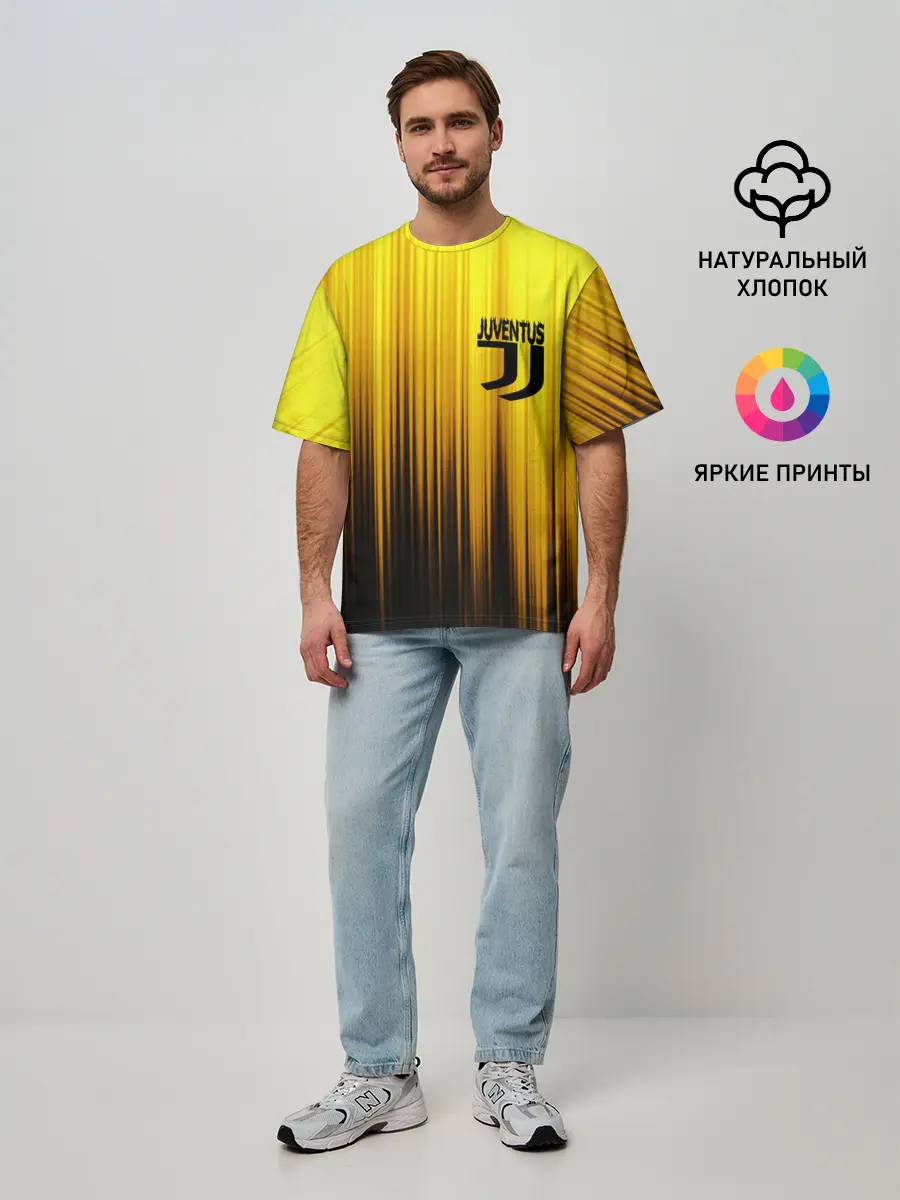 Мужская футболка оверсайз / JUVENTUS