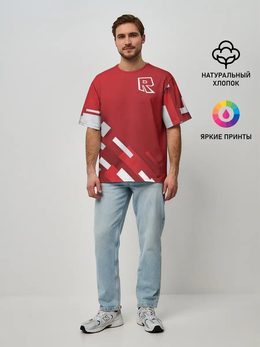 Мужская футболка оверсайз / Roblox