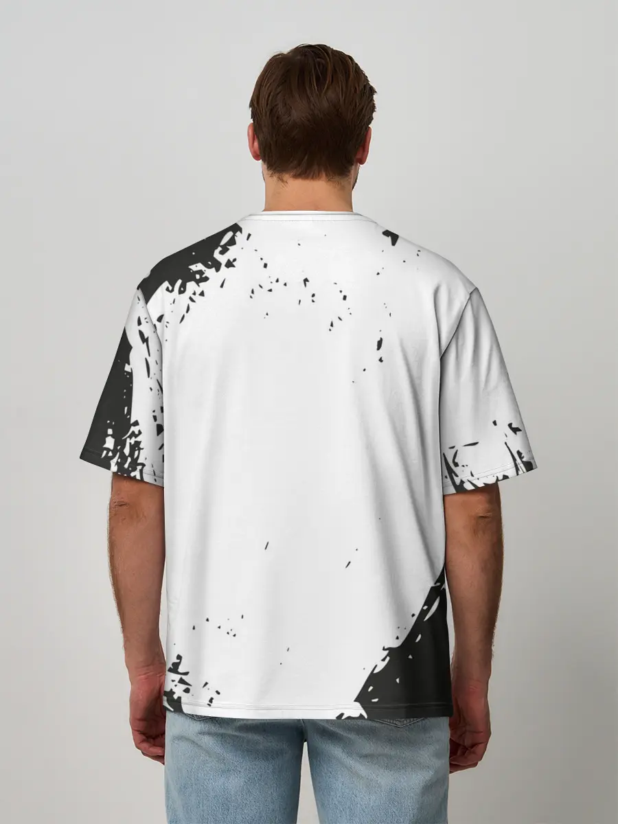 Мужская футболка оверсайз / Peace | Мир