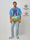 Мужская футболка оверсайз / Mario