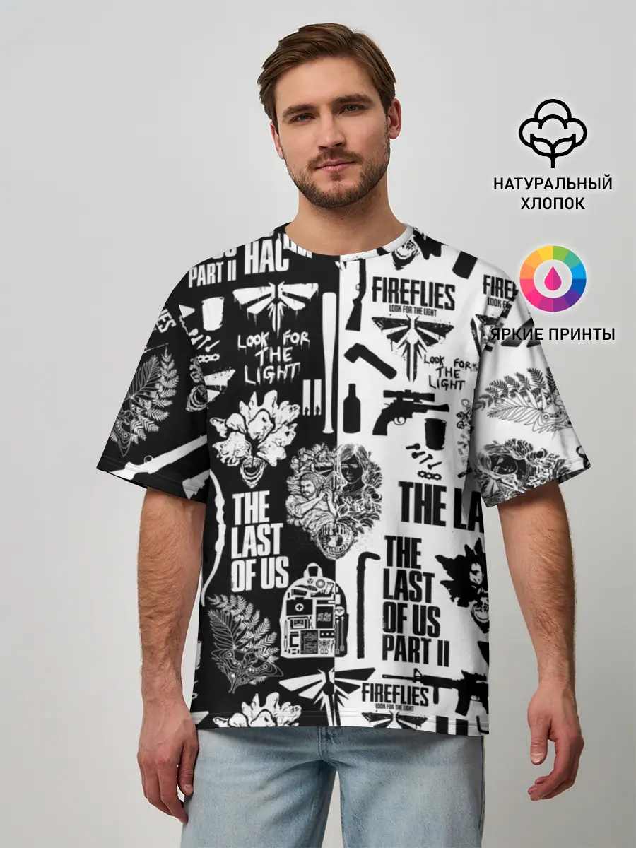 Мужская футболка оверсайз / THE LAST OF US 2