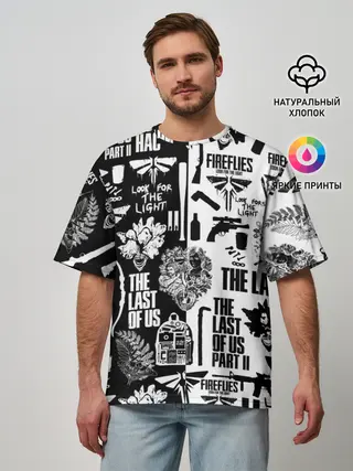 Мужская футболка оверсайз / THE LAST OF US 2